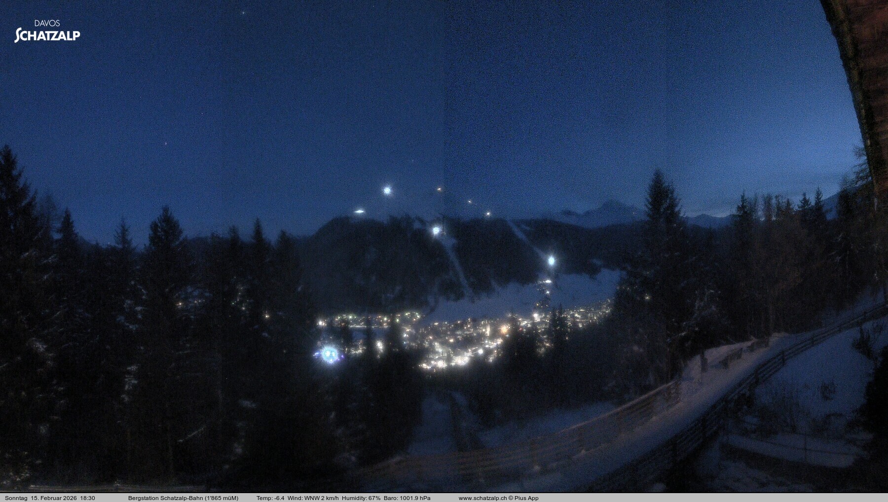 Archived image Webcam at Schatzalp