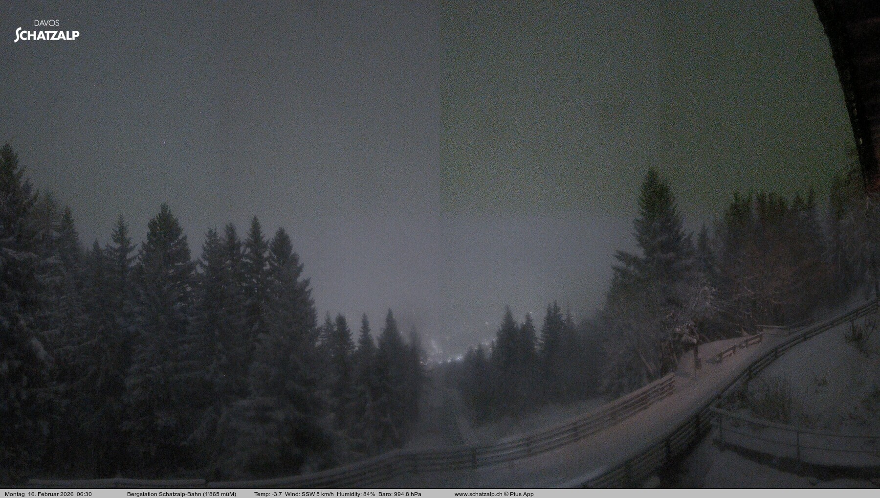 Archived image Webcam at Schatzalp