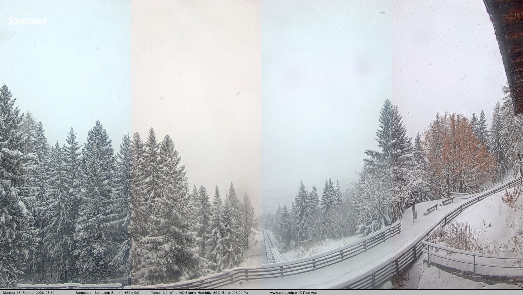 Archived image Webcam at Schatzalp