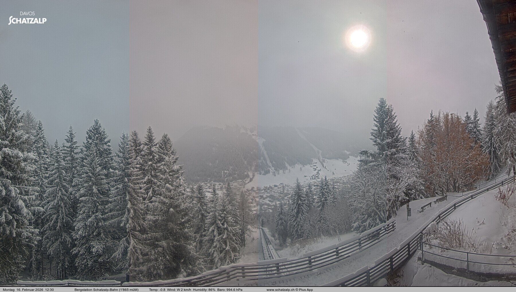 Archived image Webcam at Schatzalp