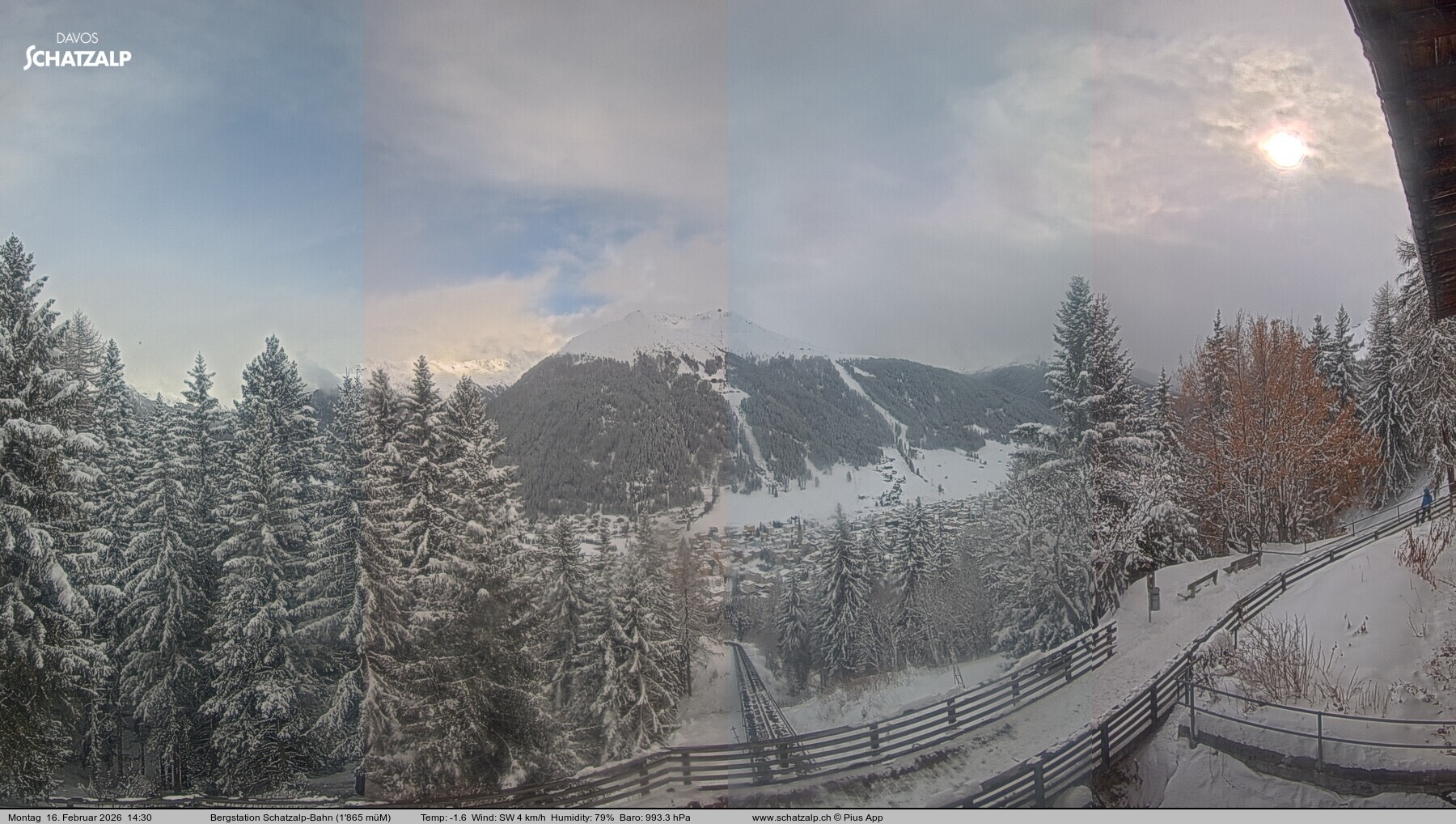 Archived image Webcam at Schatzalp