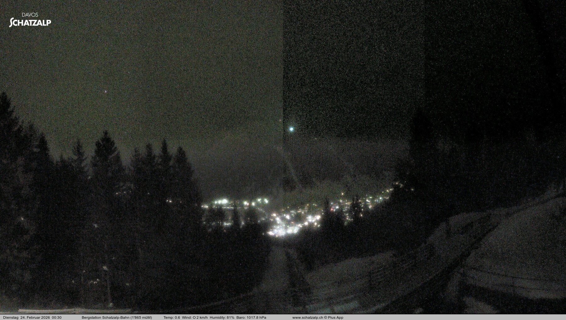 Archiv Foto Webcam Schatzalp