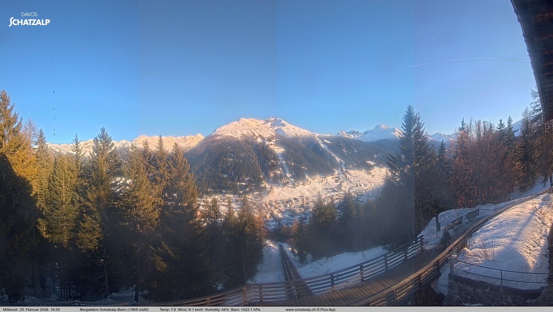 Archiv Foto Webcam Schatzalp