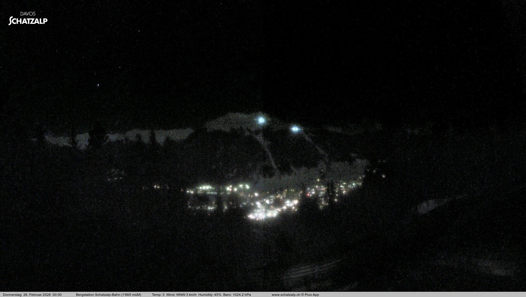 Archived image Webcam at Schatzalp