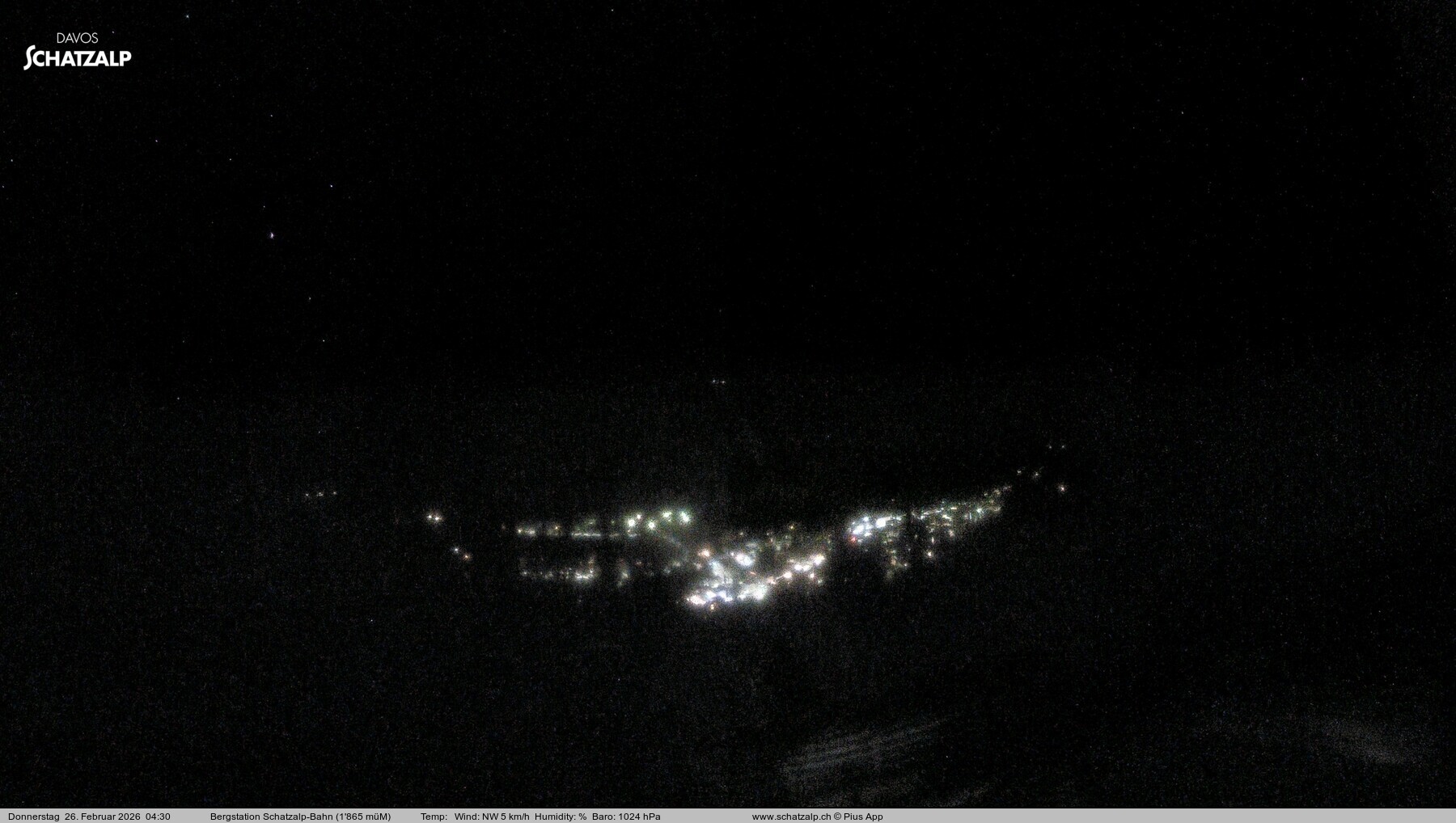 Archived image Webcam at Schatzalp