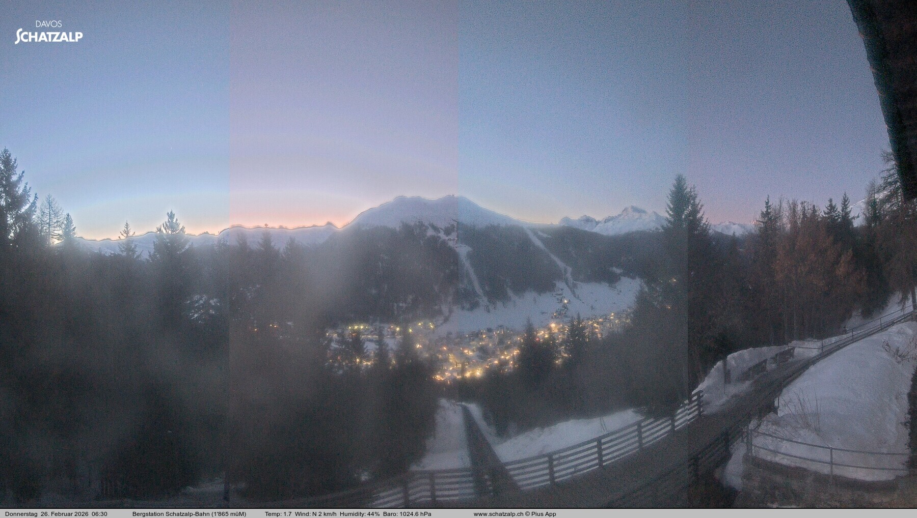 Archived image Webcam at Schatzalp