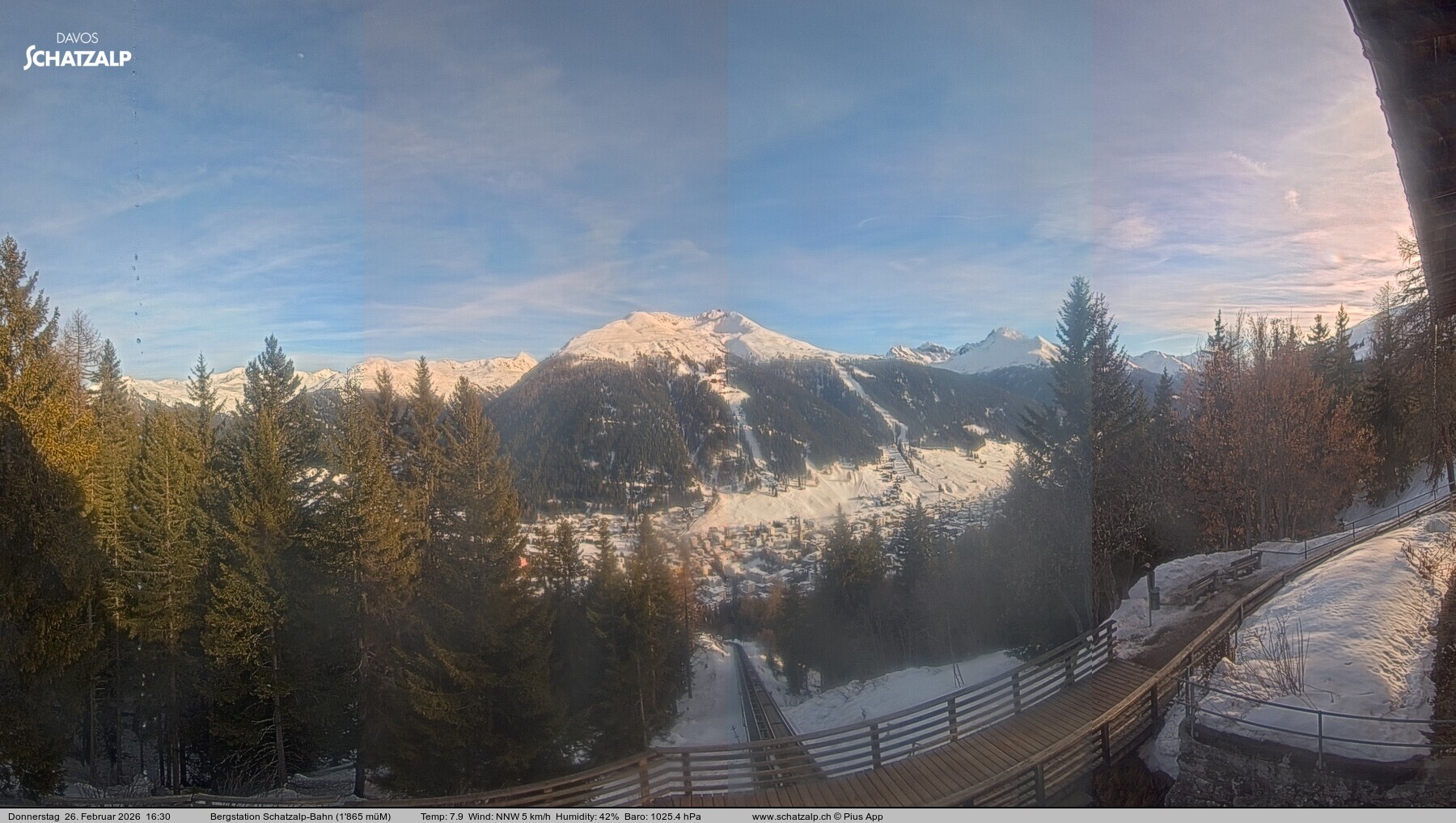 Archived image Webcam at Schatzalp