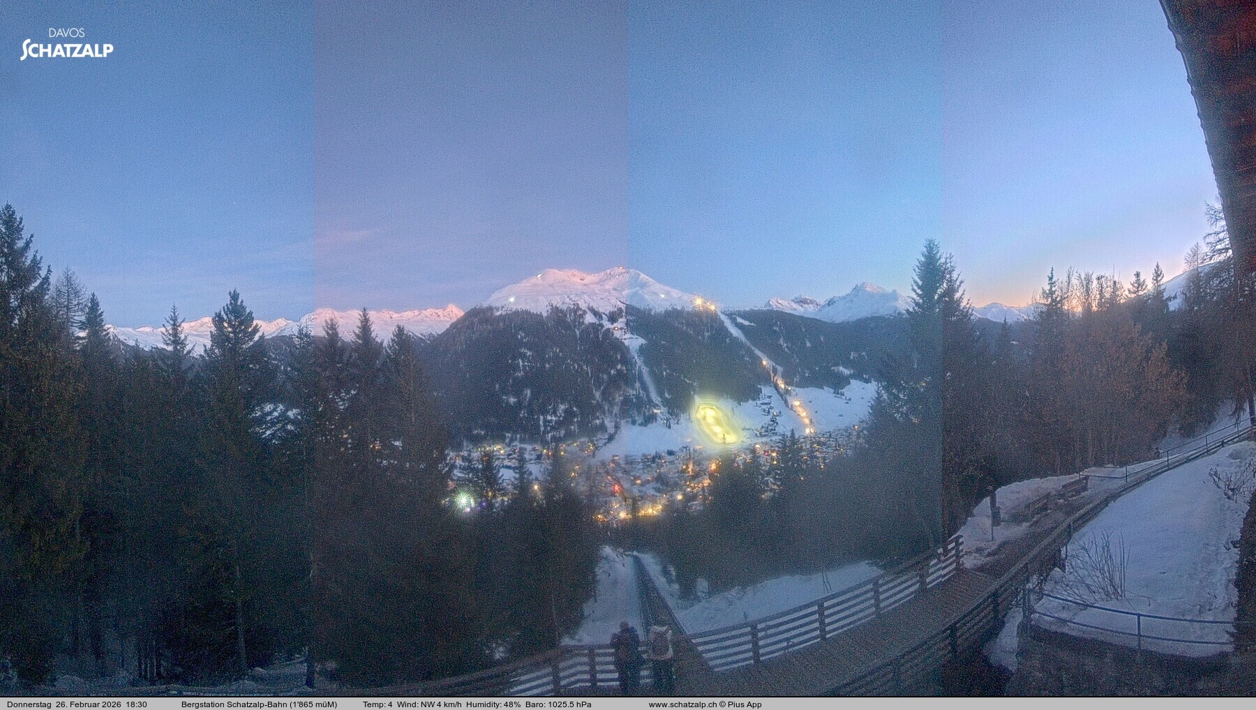 Archived image Webcam at Schatzalp