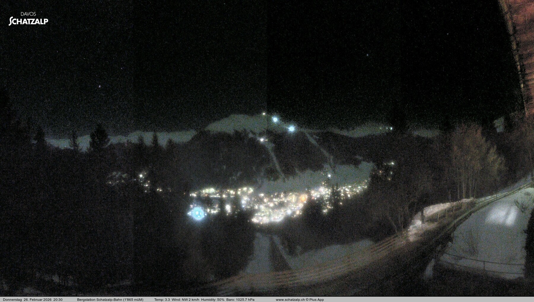 Archived image Webcam at Schatzalp