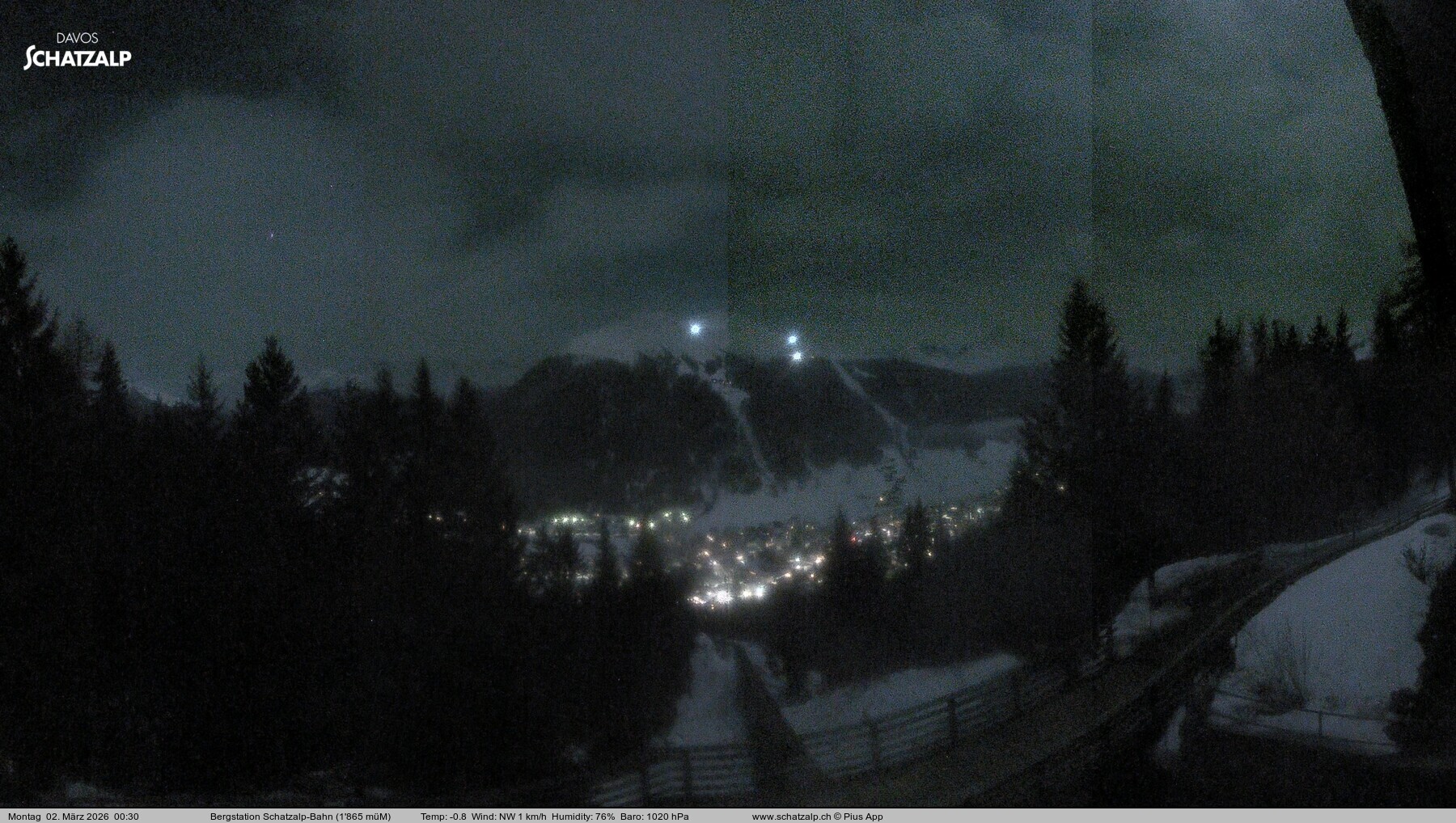 Archiv Foto Webcam Schatzalp