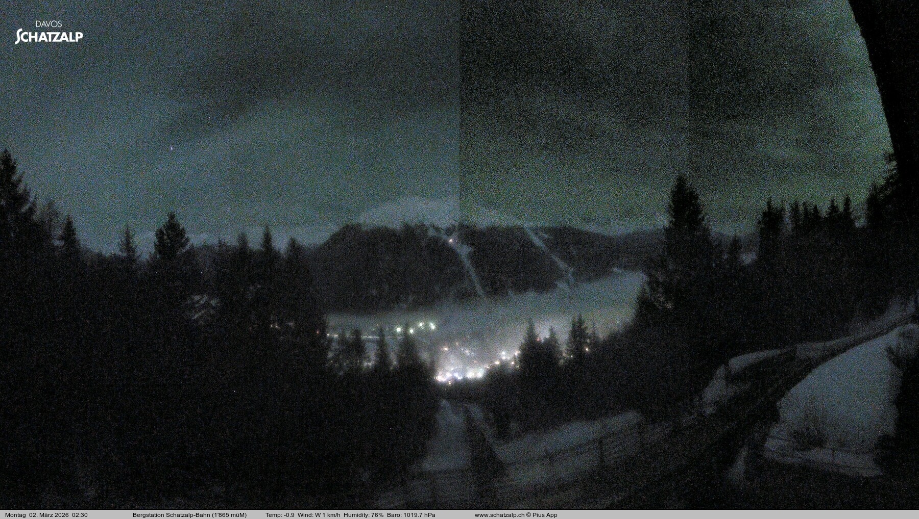 Archiv Foto Webcam Schatzalp