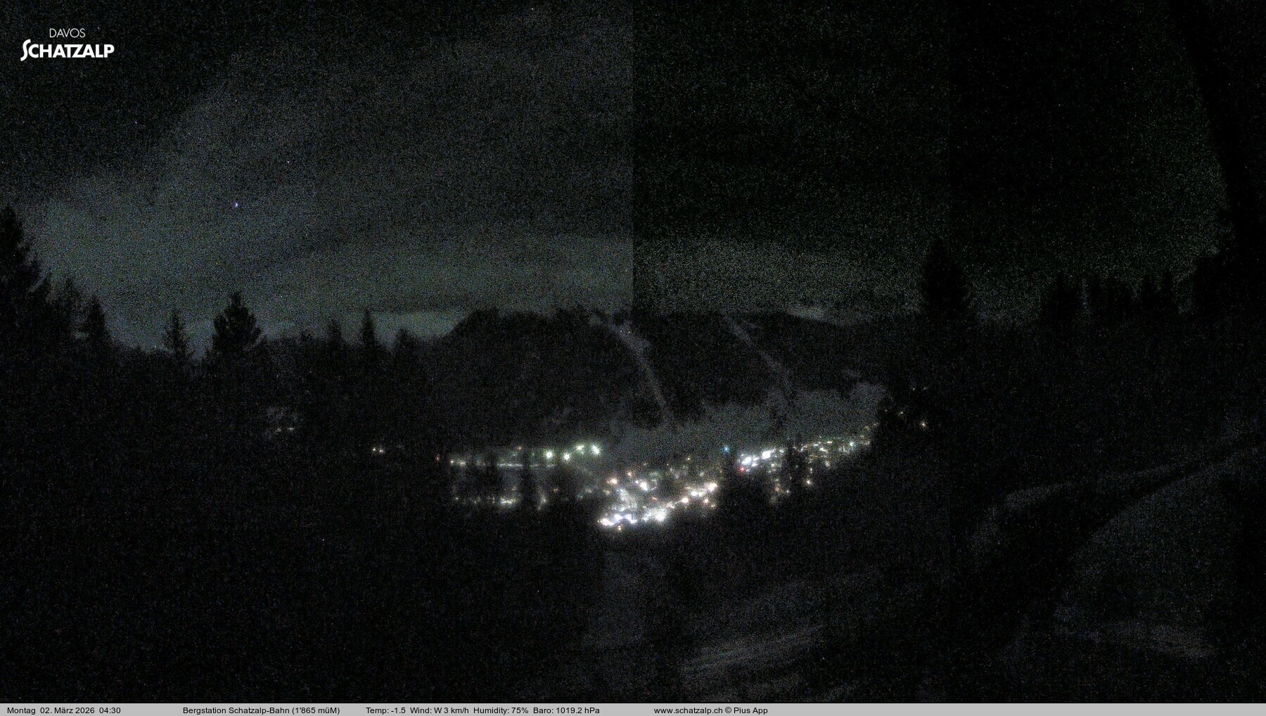 Archived image Webcam at Schatzalp