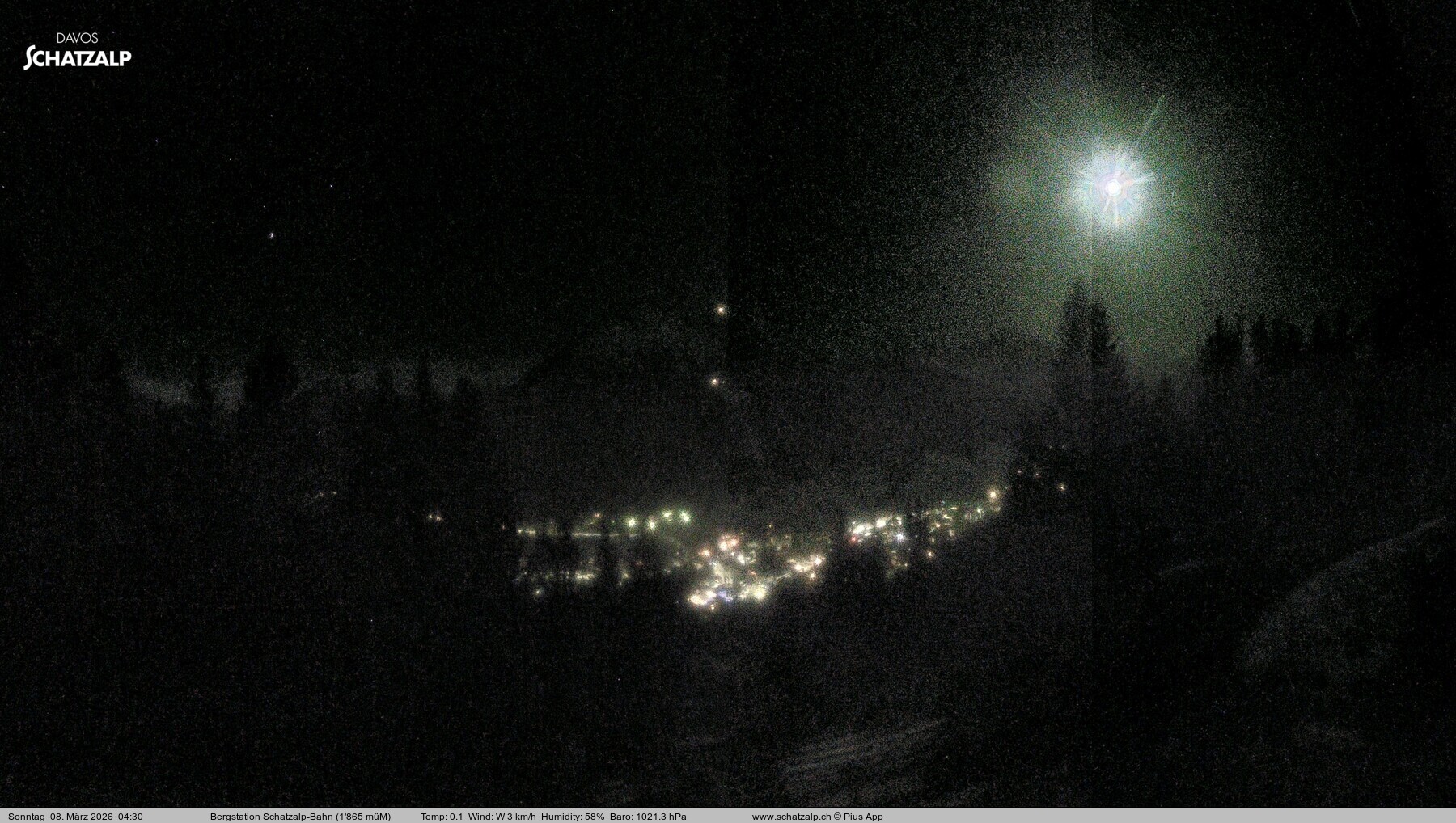 Archived image Webcam at Schatzalp