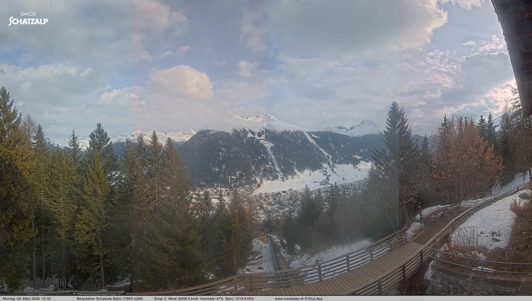 Archiv Foto Webcam Schatzalp