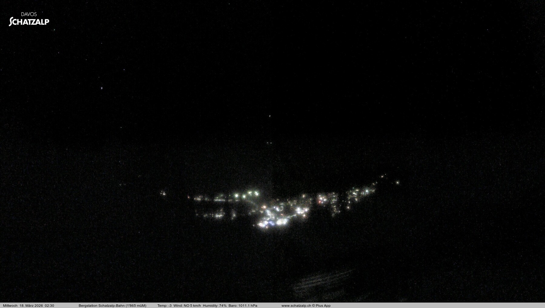 Archiv Foto Webcam Schatzalp