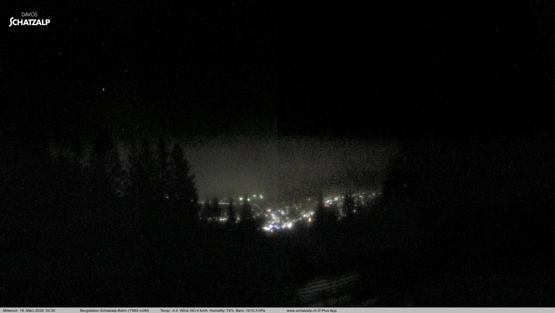 Archiv Foto Webcam Schatzalp