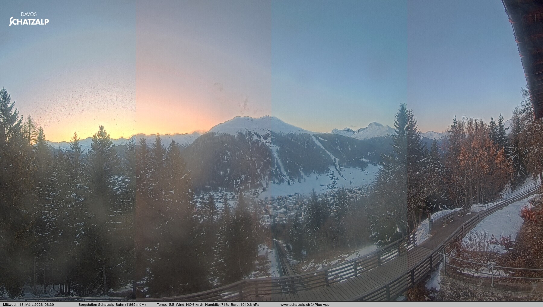 Archiv Foto Webcam Schatzalp