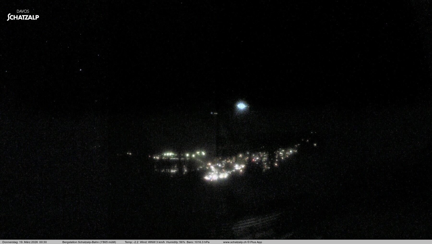 Archived image Webcam at Schatzalp