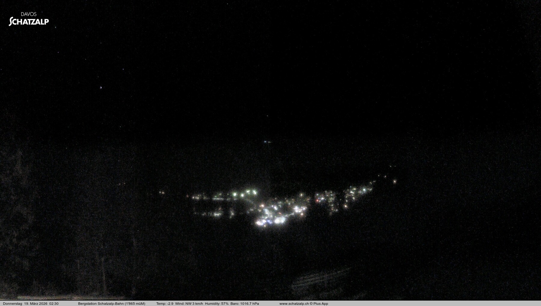 Archived image Webcam at Schatzalp