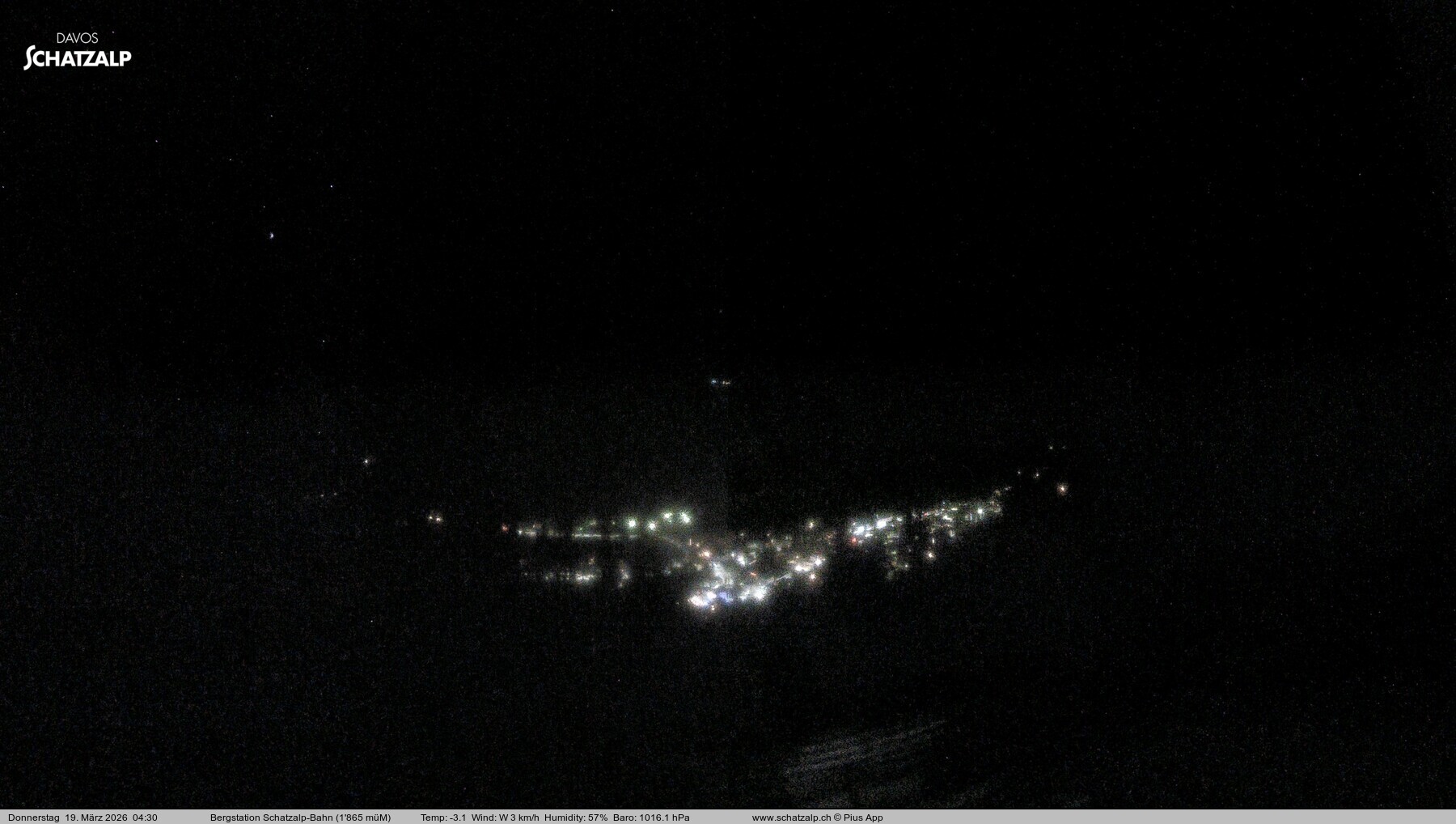 Archived image Webcam at Schatzalp