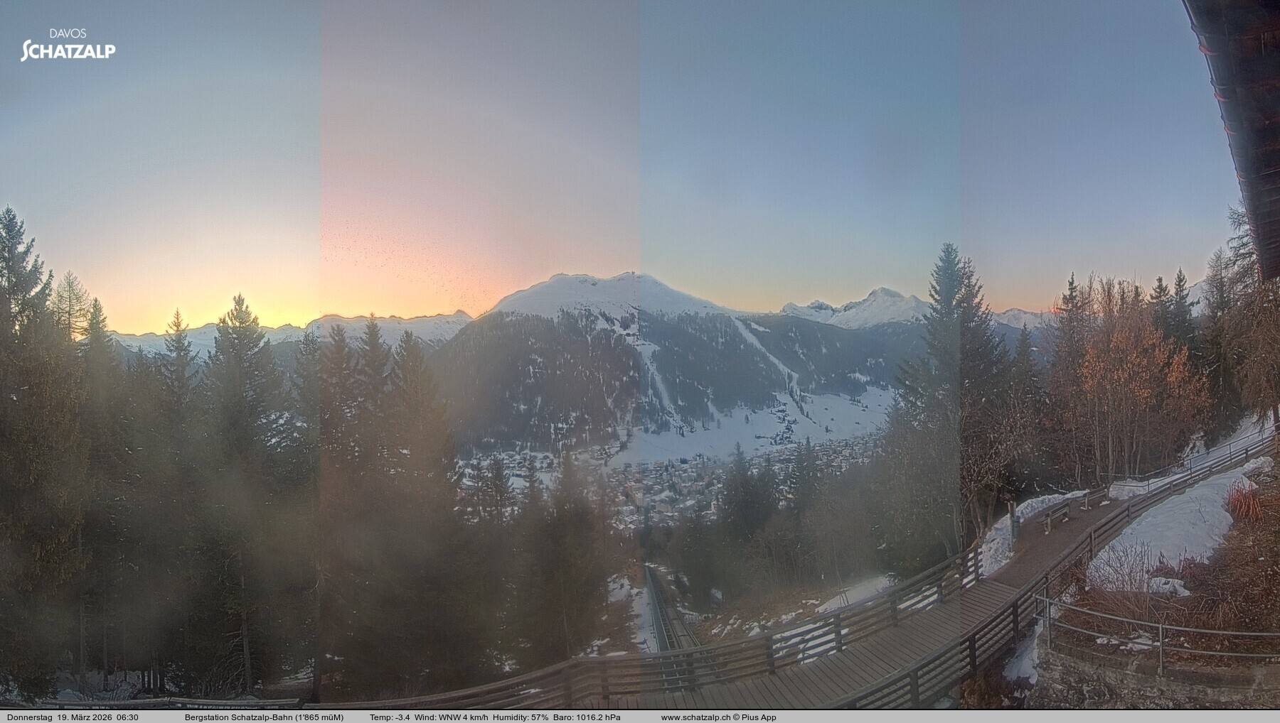 Archived image Webcam at Schatzalp