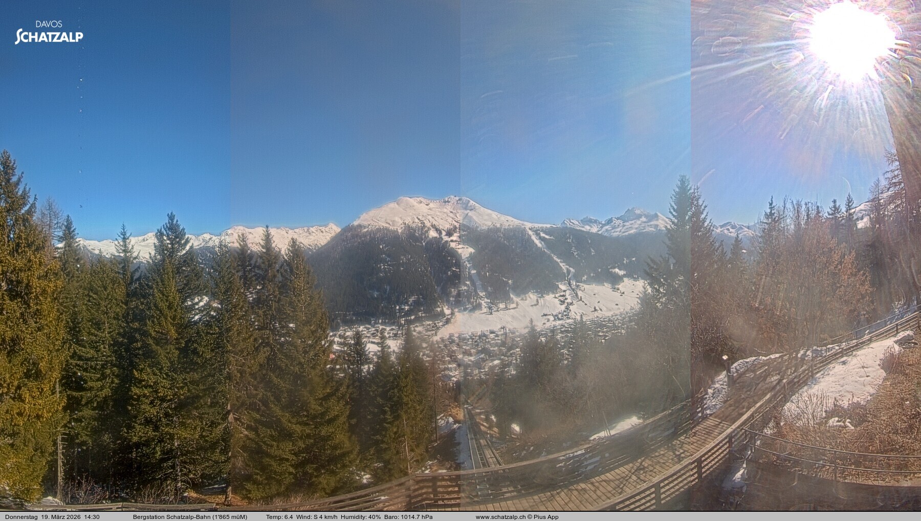 Archived image Webcam at Schatzalp