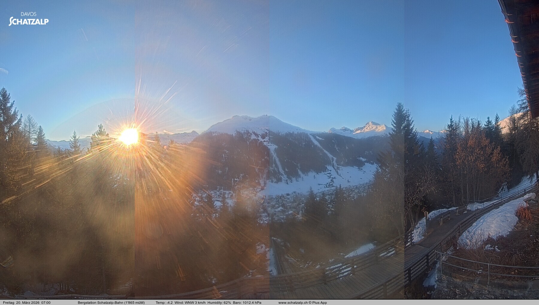 Archiv Foto Webcam Schatzalp