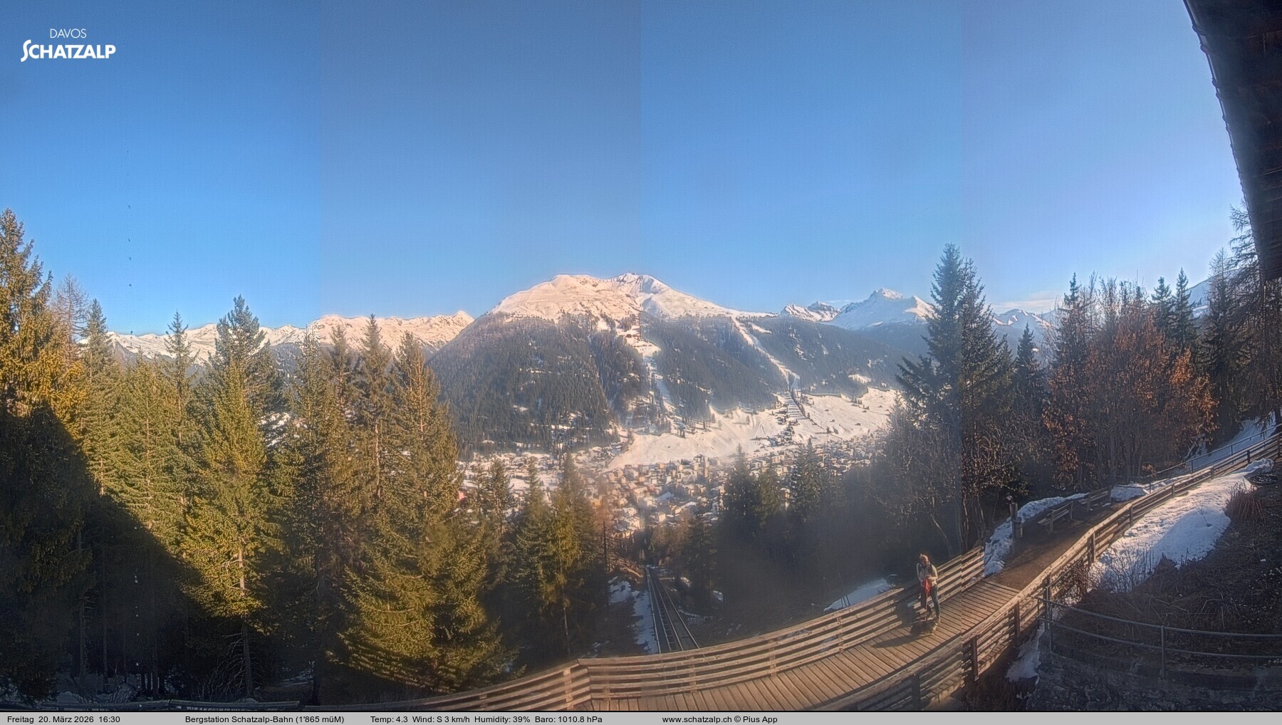 Archiv Foto Webcam Schatzalp