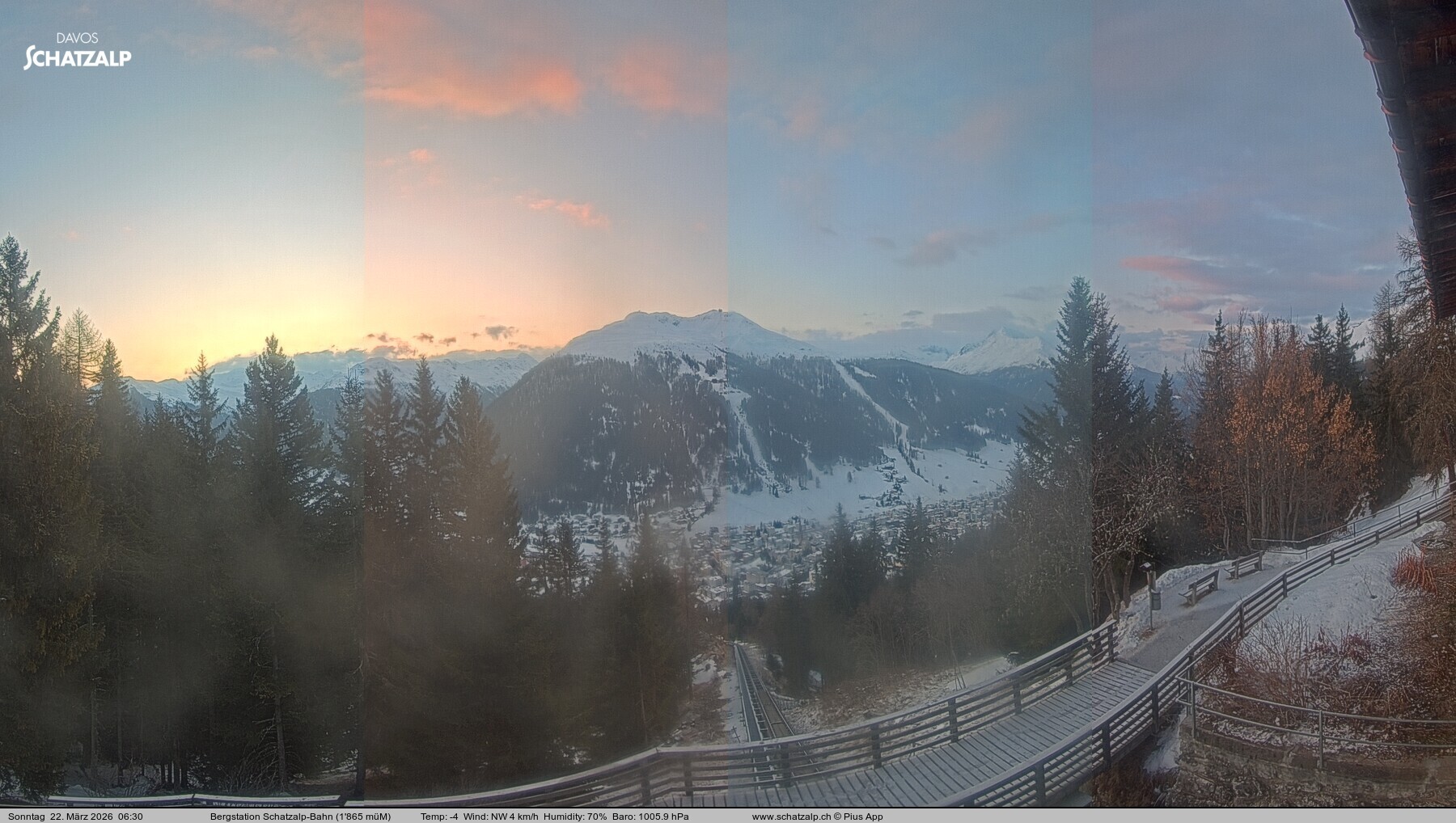 Archiv Foto Webcam Schatzalp