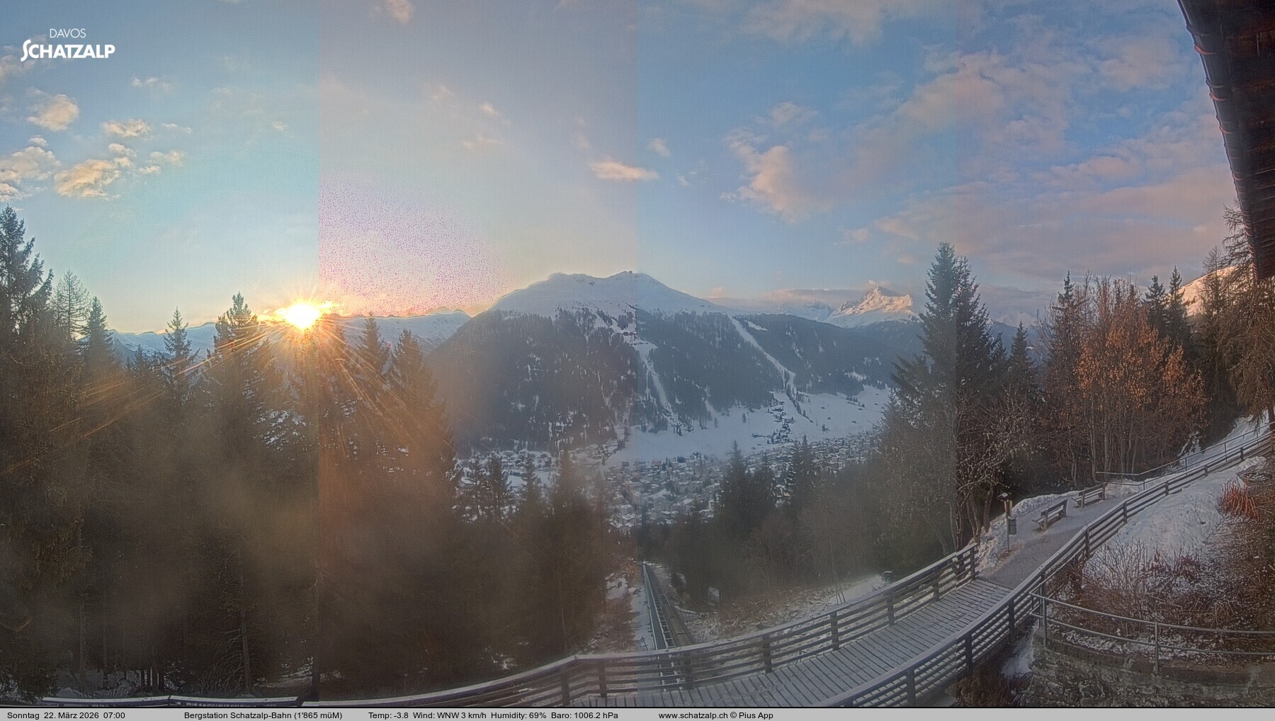 Archiv Foto Webcam Schatzalp