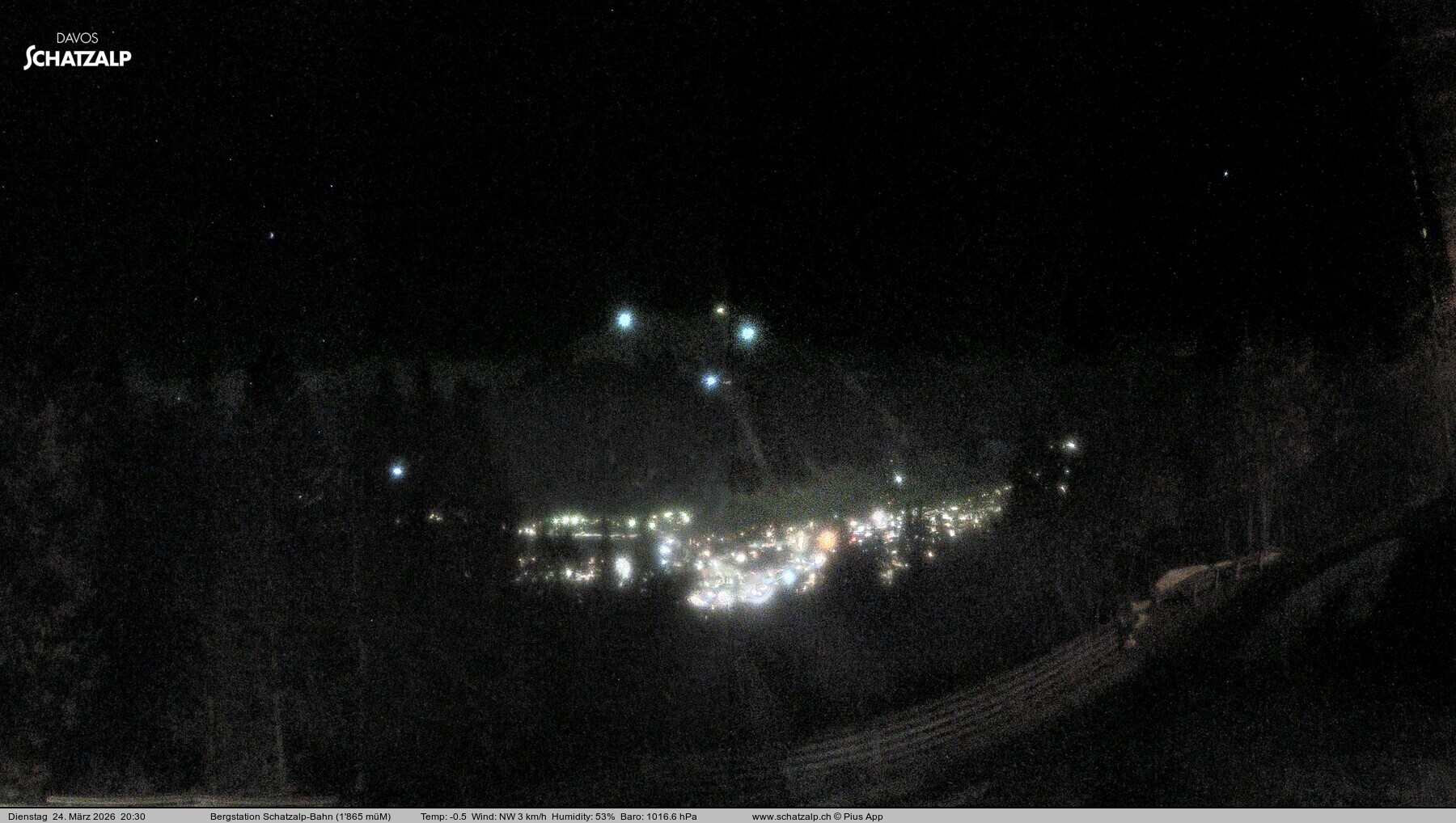 Archived image Webcam at Schatzalp