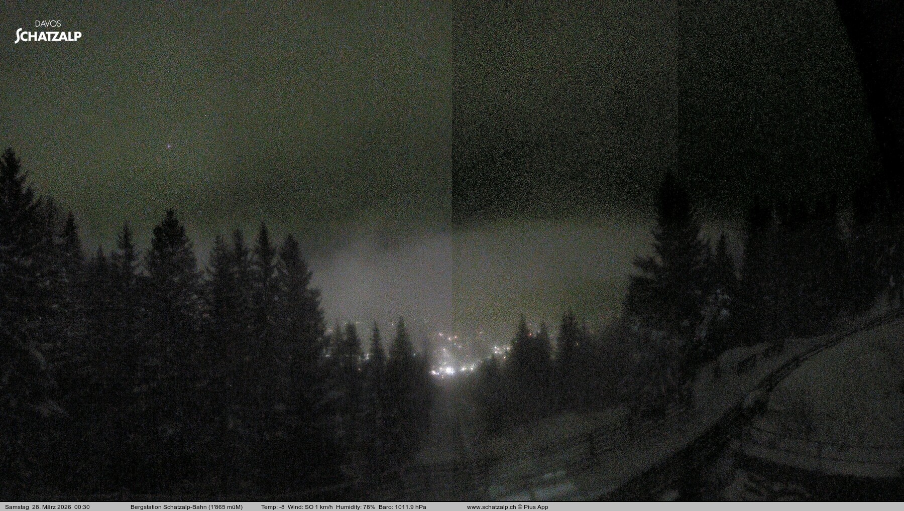 Archived image Webcam at Schatzalp