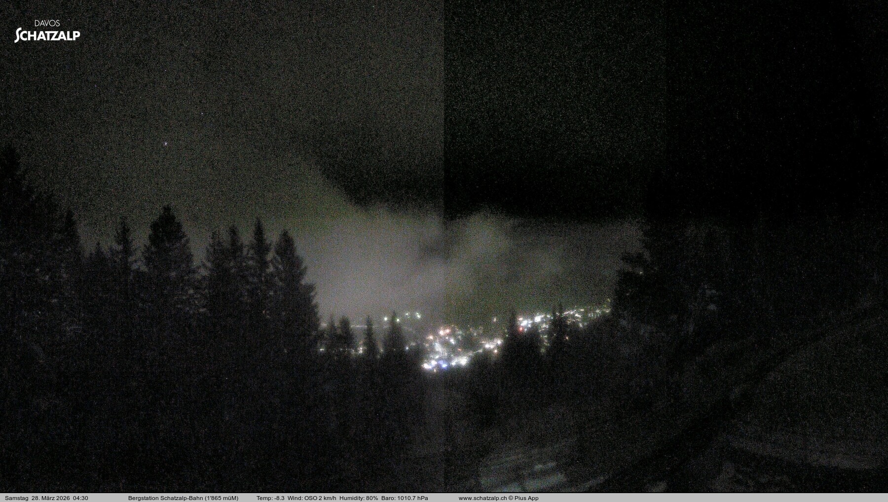 Archived image Webcam at Schatzalp