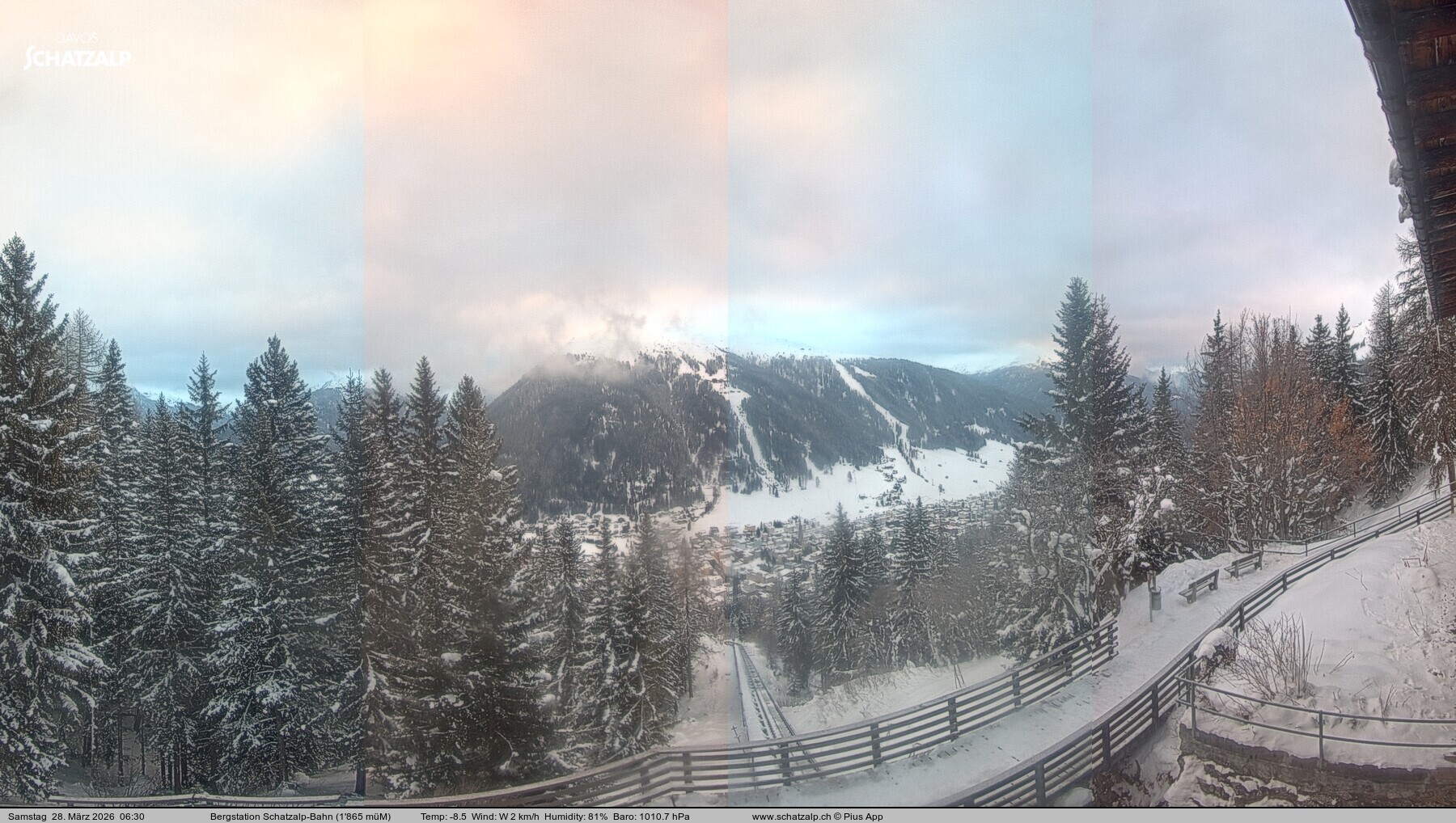 Archived image Webcam at Schatzalp