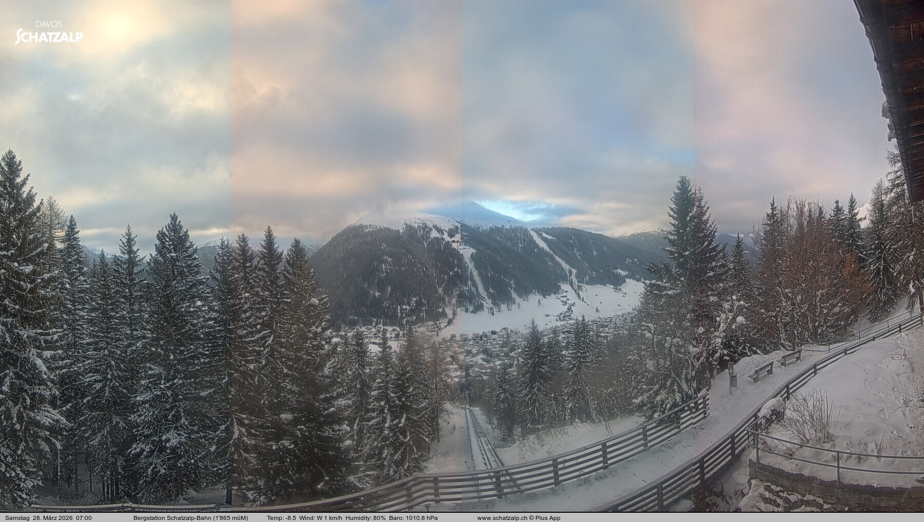 Archived image Webcam at Schatzalp