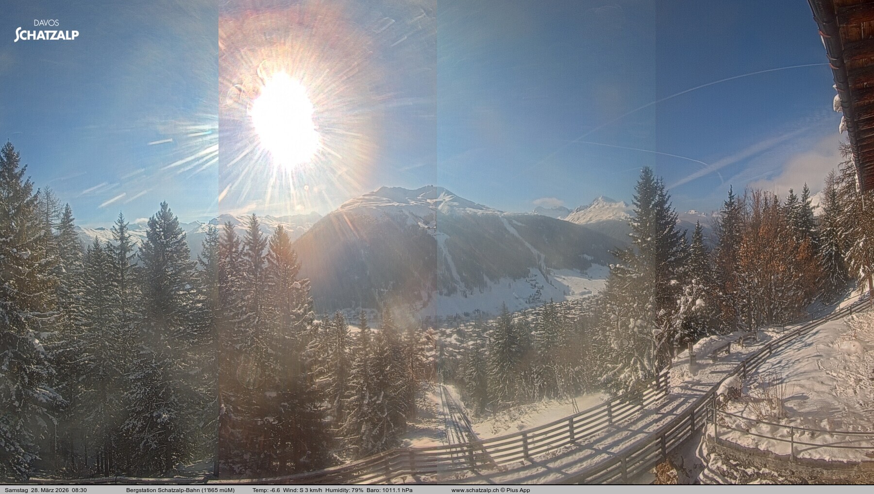 Archived image Webcam at Schatzalp