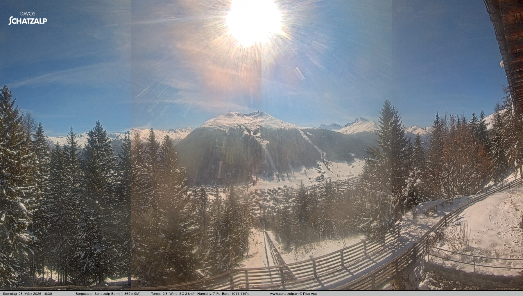 Archived image Webcam at Schatzalp