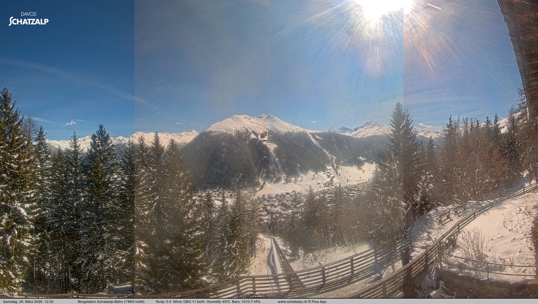 Archived image Webcam at Schatzalp