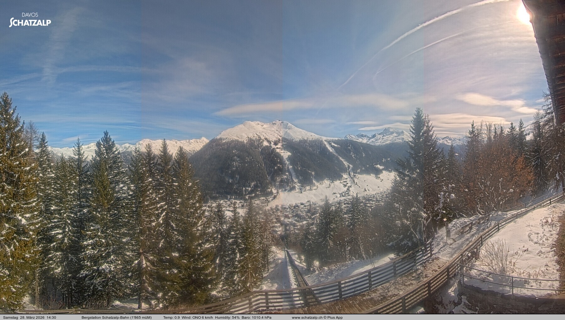 Archived image Webcam at Schatzalp