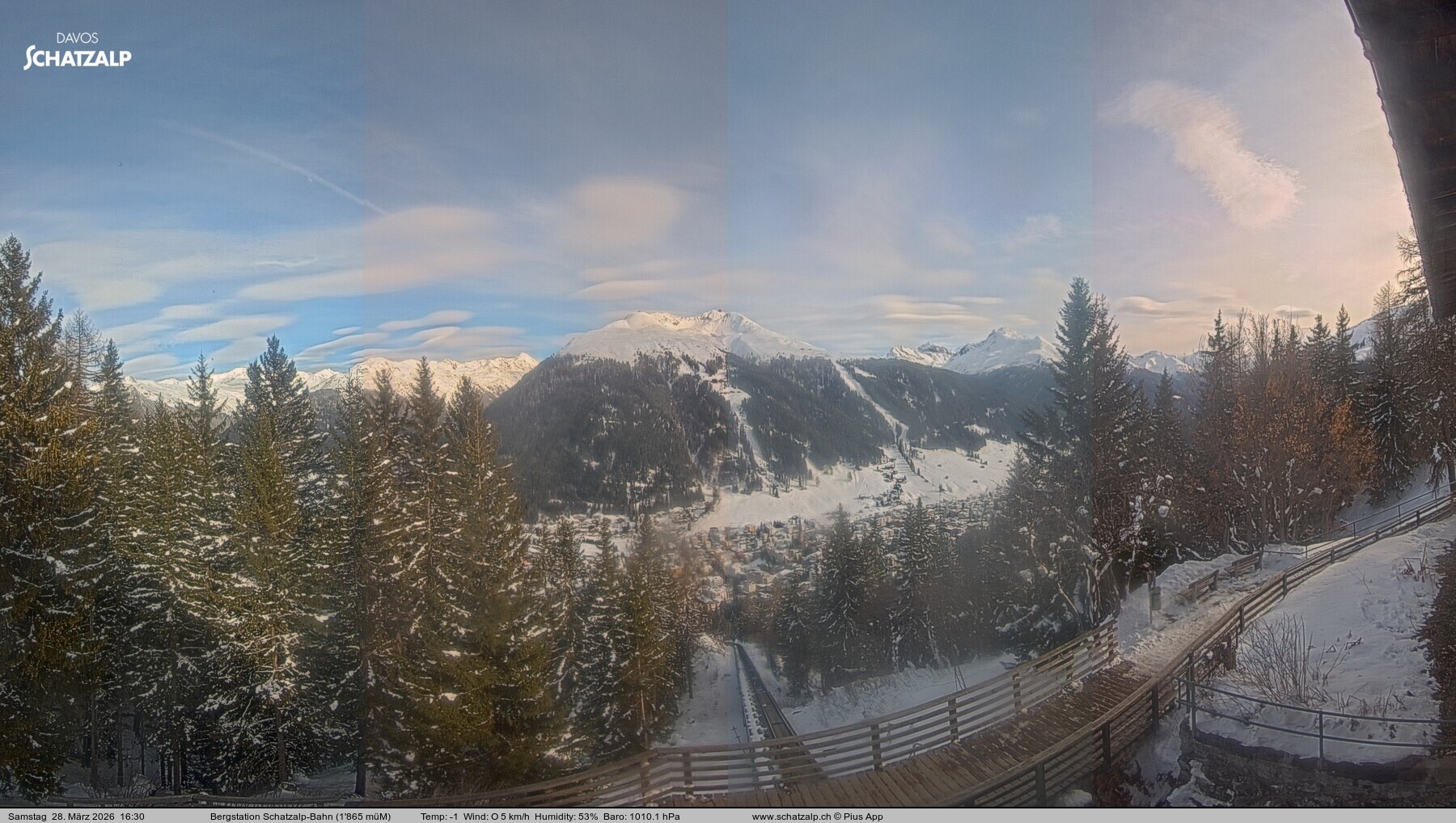 Archived image Webcam at Schatzalp