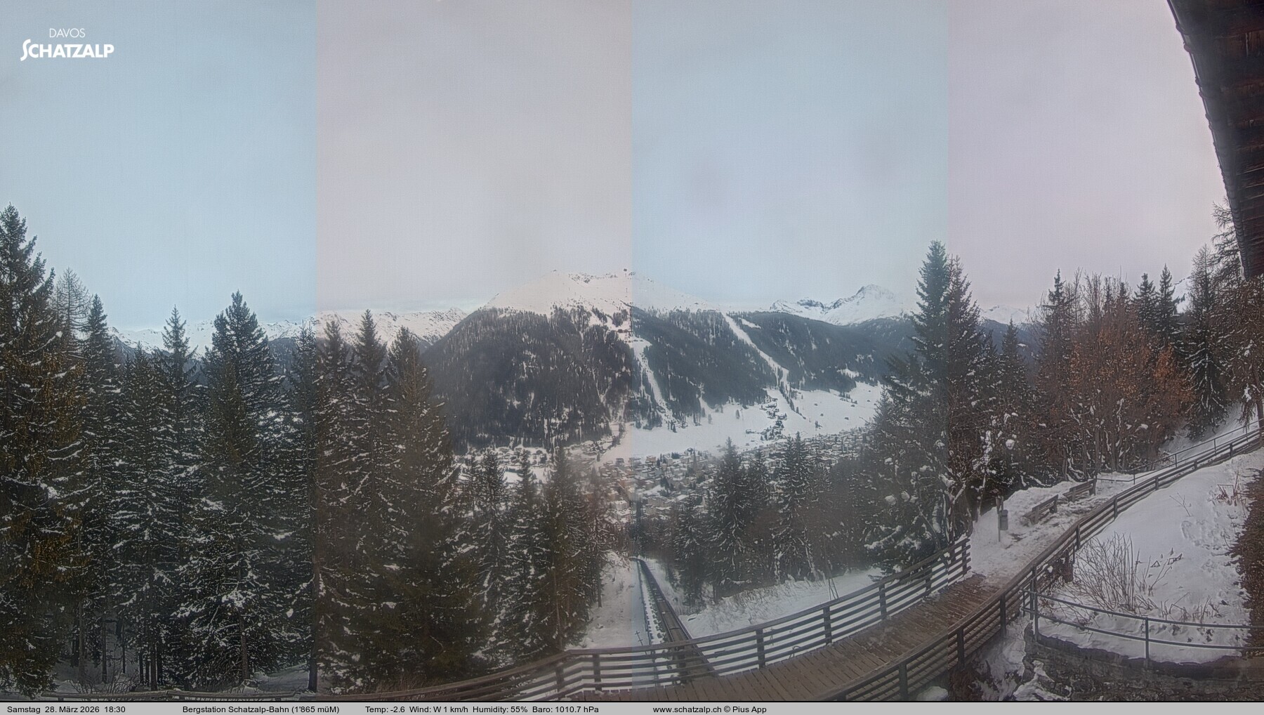 Archived image Webcam at Schatzalp