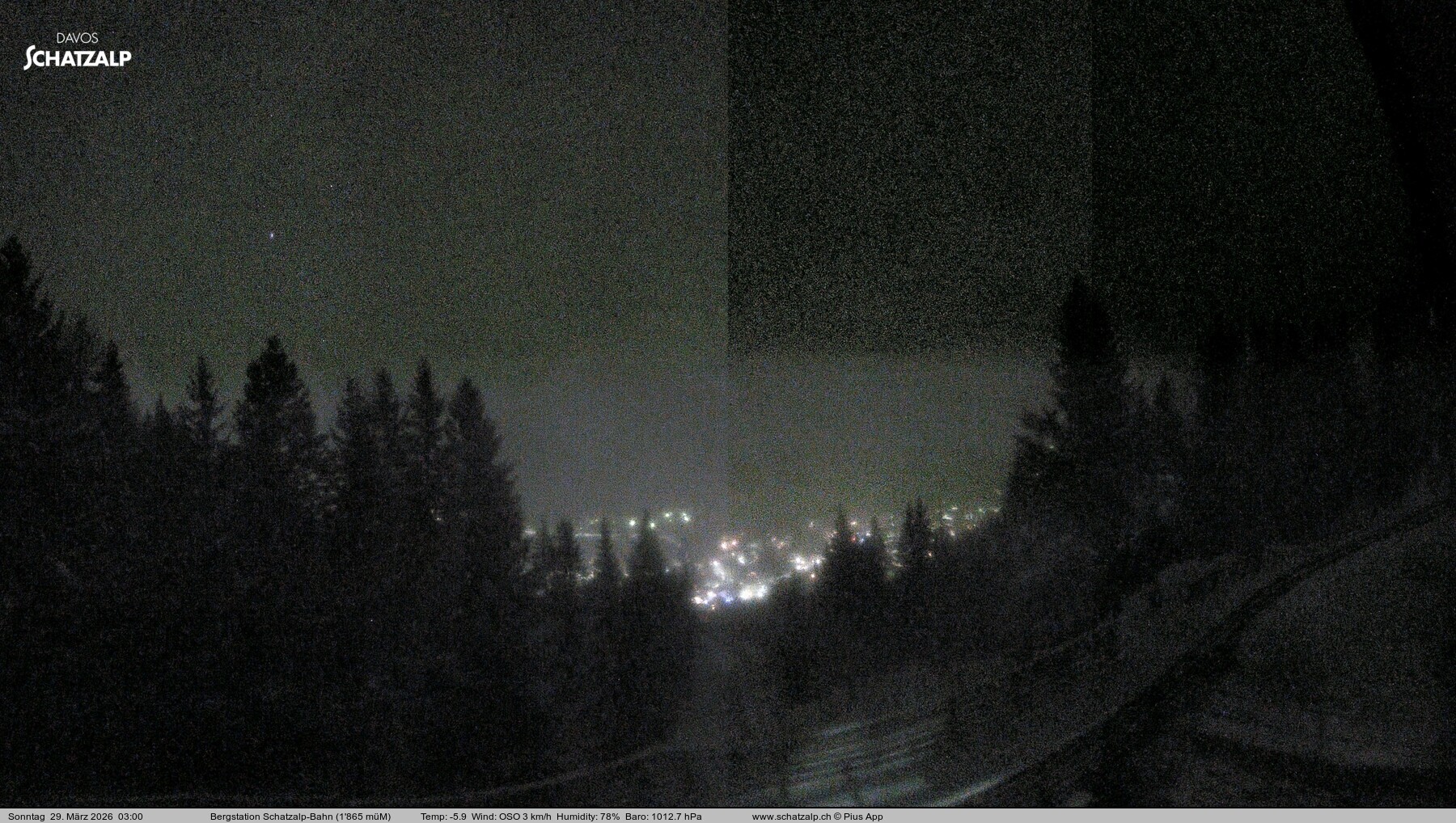 Archiv Foto Webcam Schatzalp