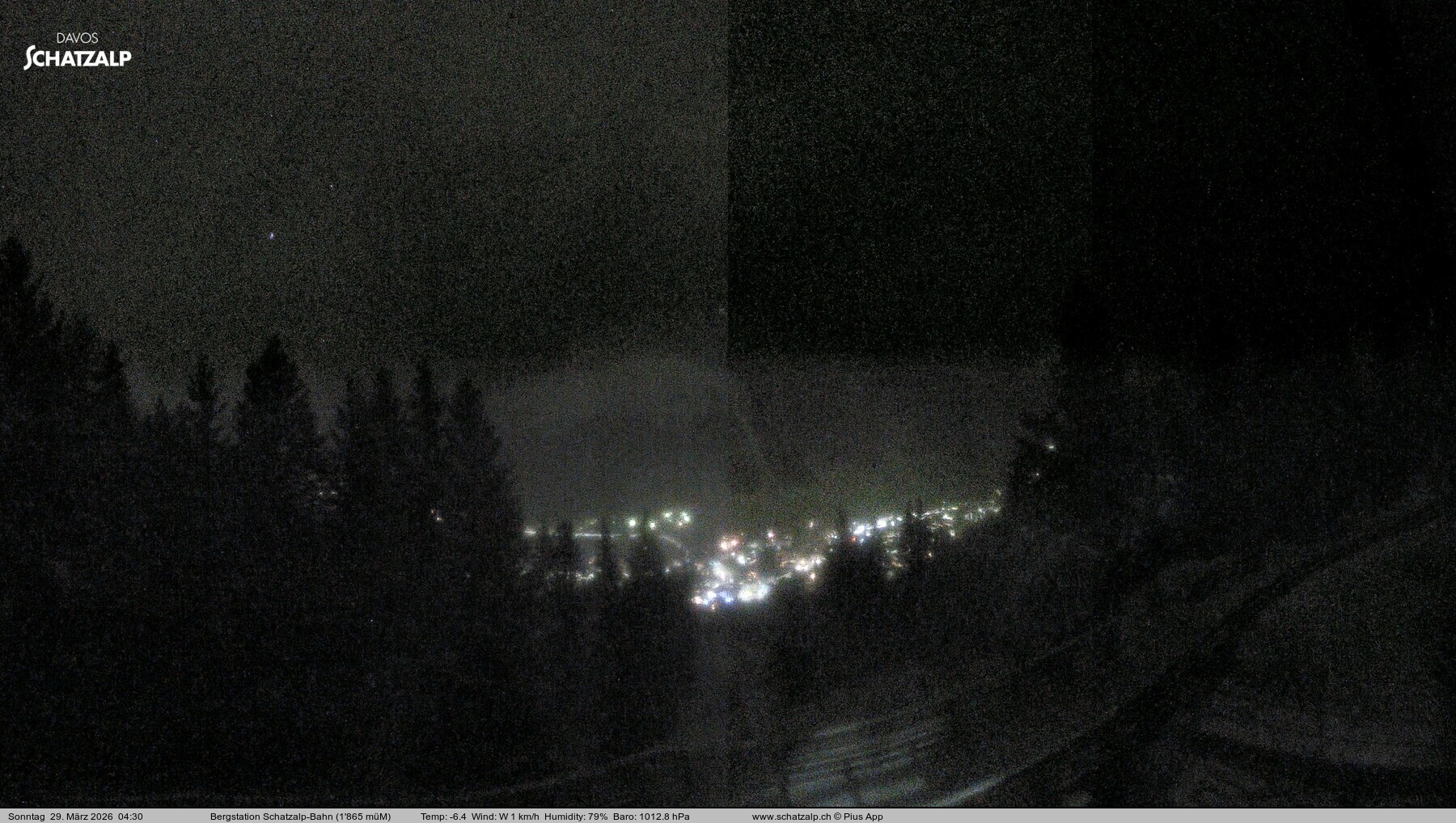 Archiv Foto Webcam Schatzalp