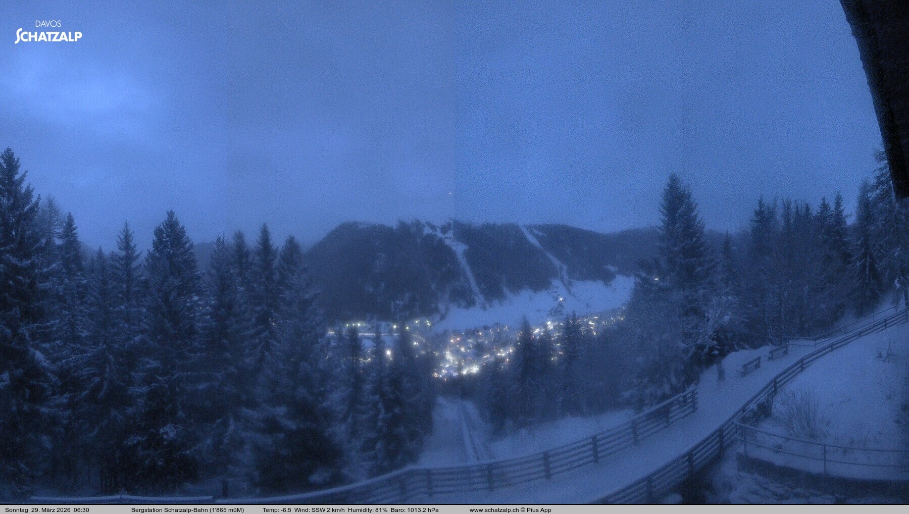 Archiv Foto Webcam Schatzalp