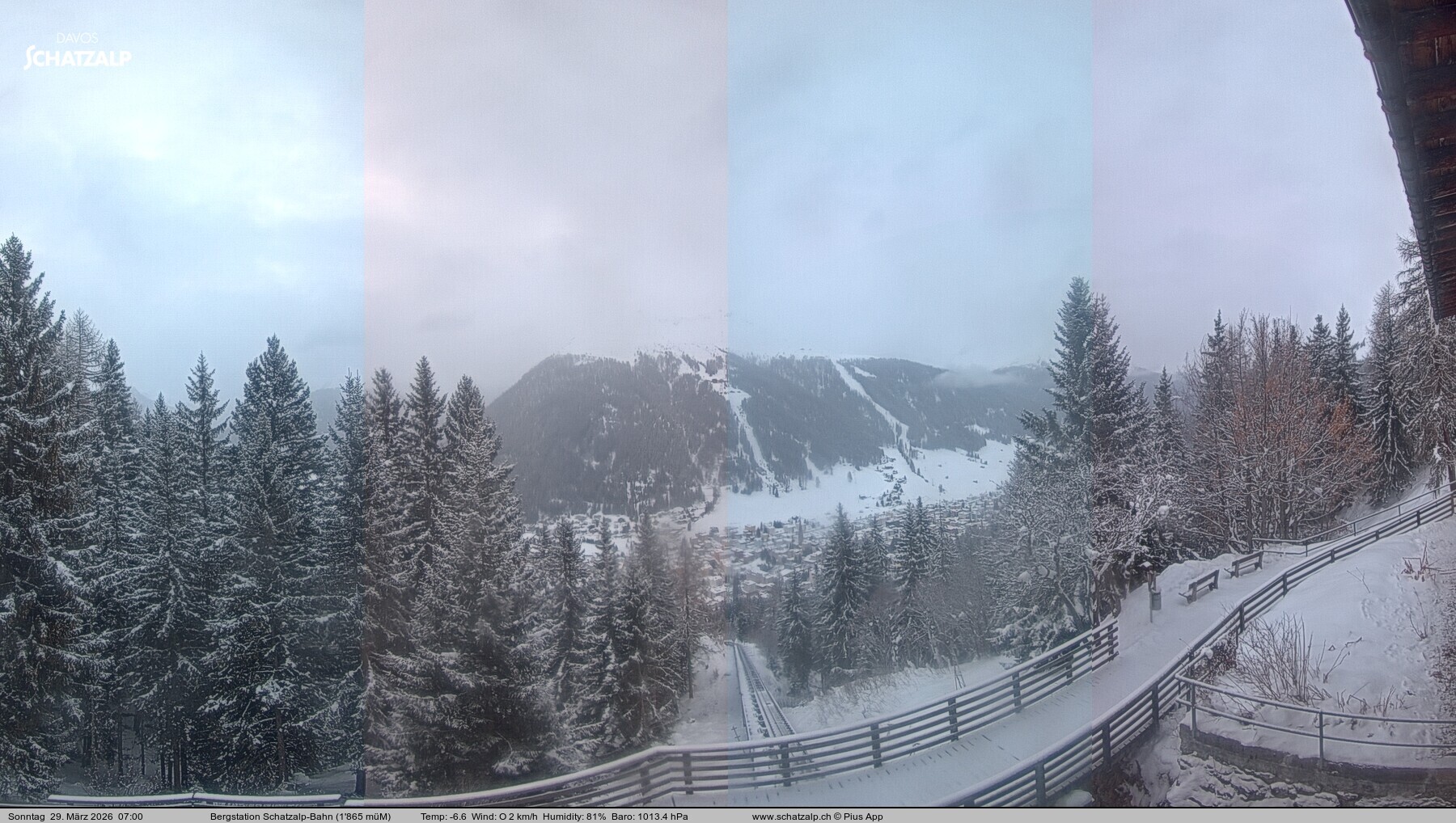 Archiv Foto Webcam Schatzalp