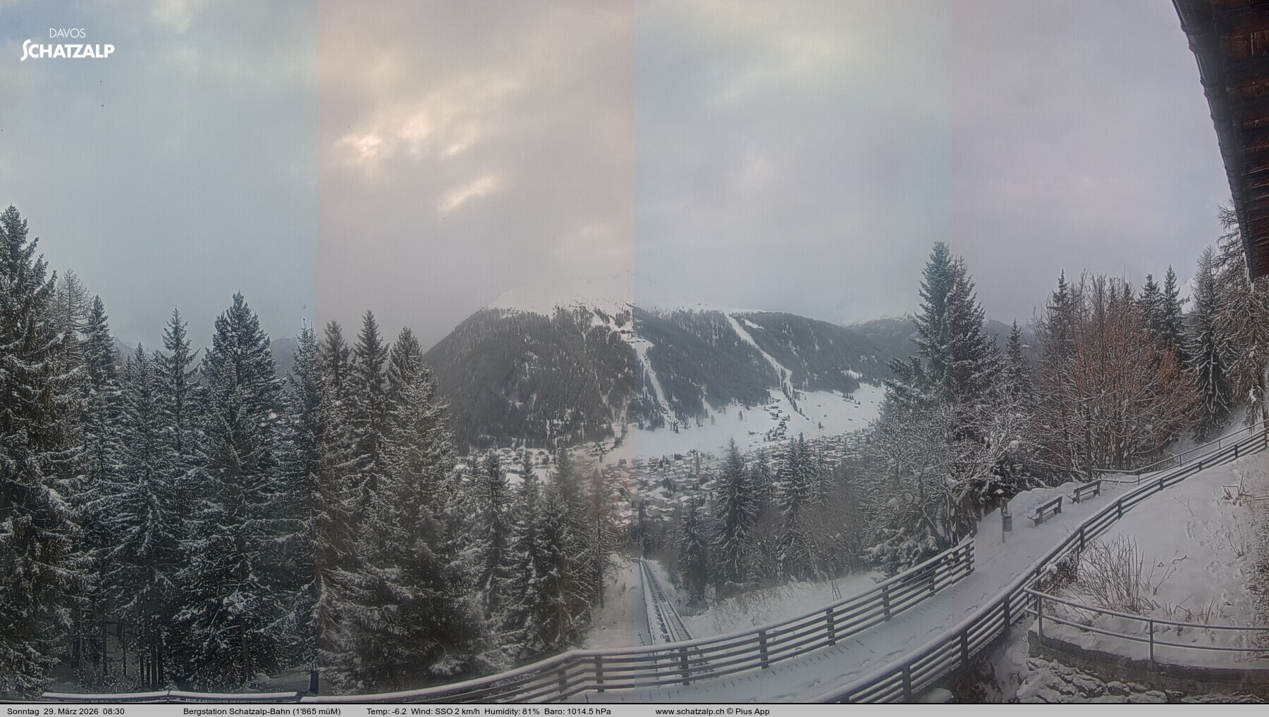 Archiv Foto Webcam Schatzalp