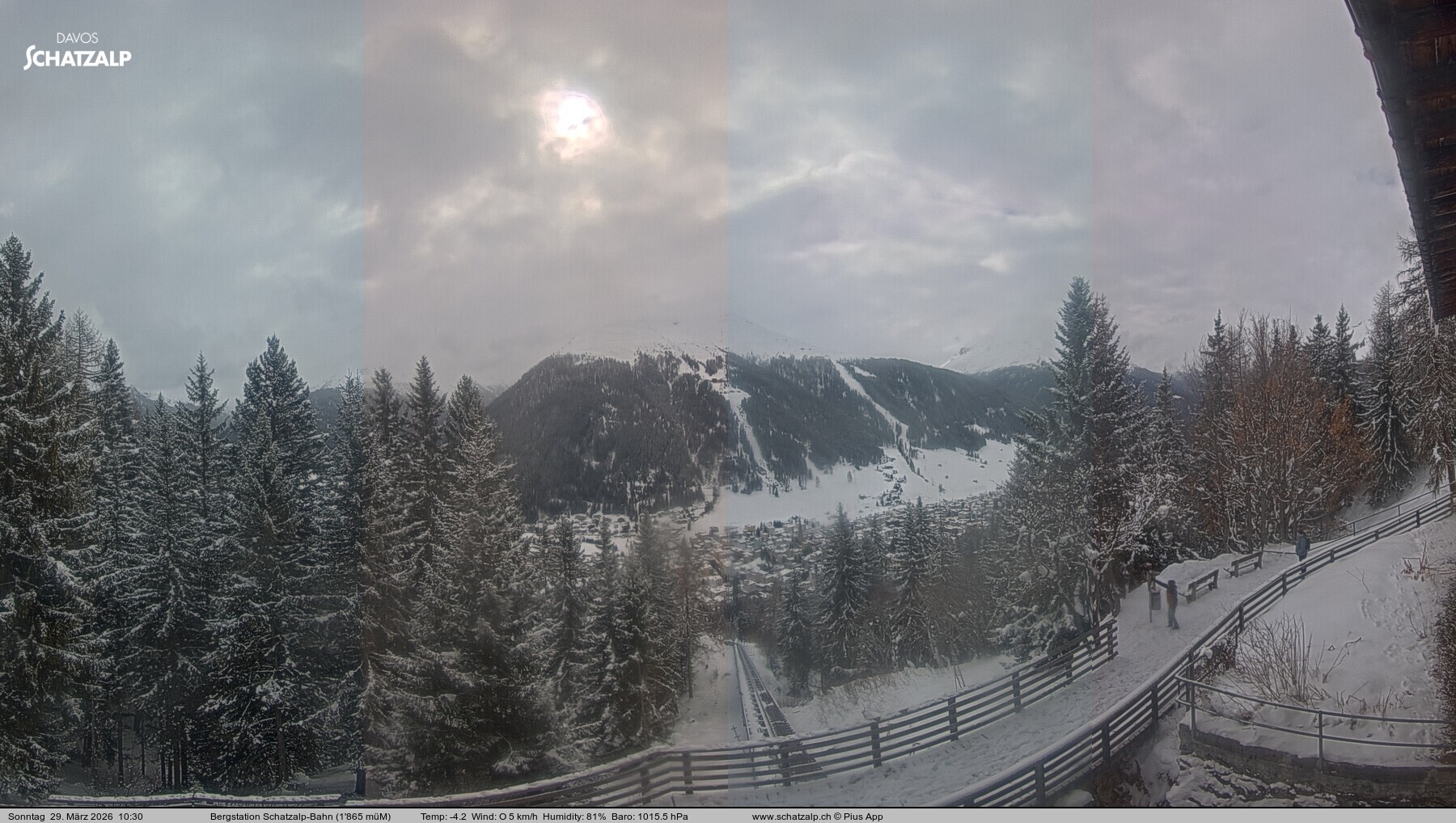 Archiv Foto Webcam Schatzalp