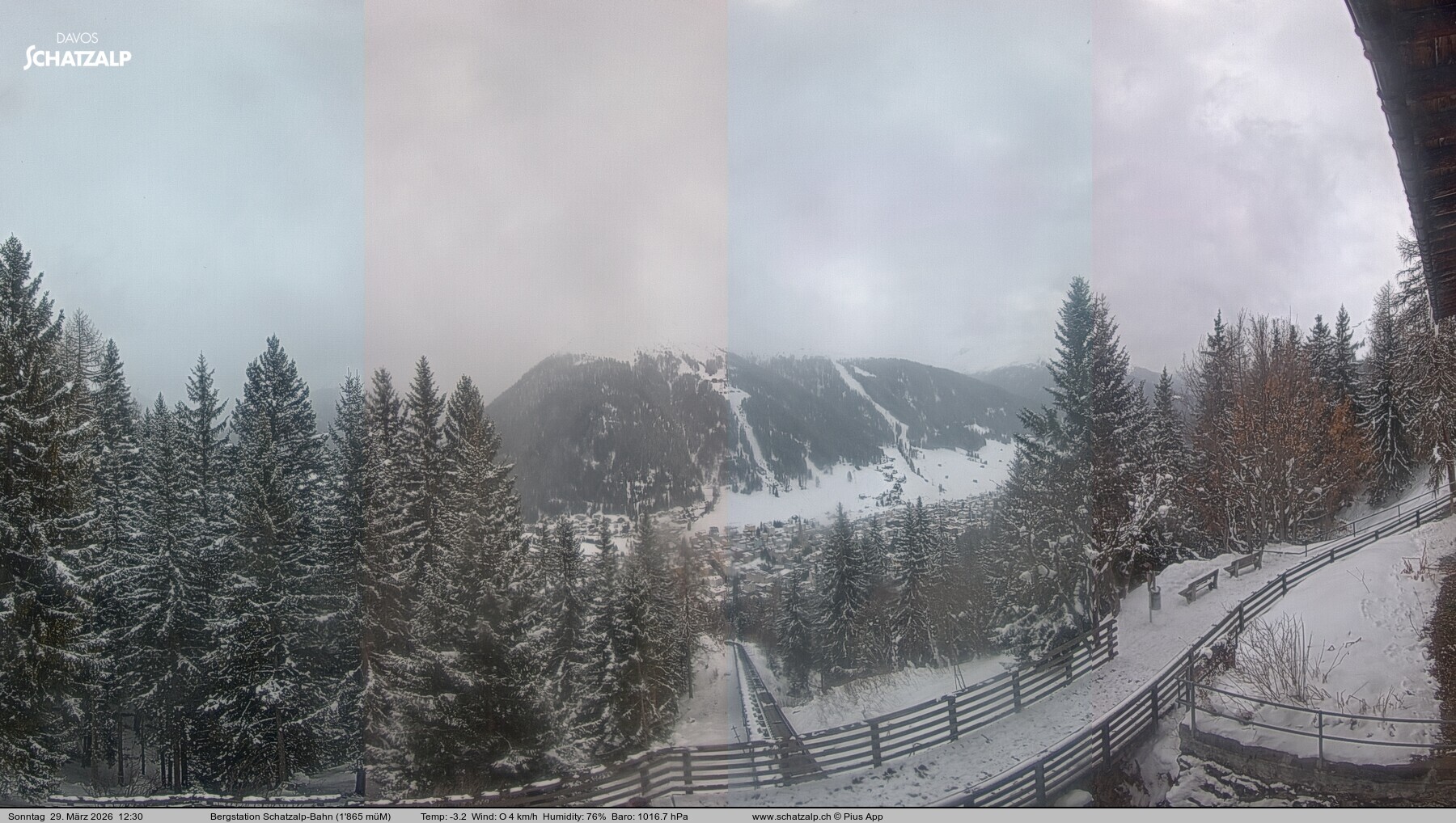 Archiv Foto Webcam Schatzalp