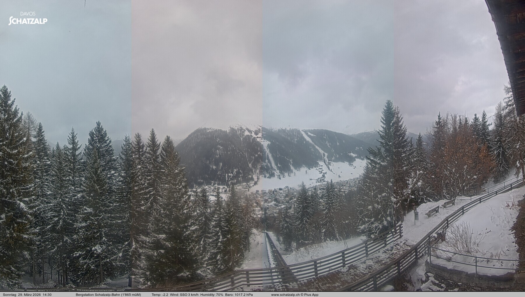 Archiv Foto Webcam Schatzalp