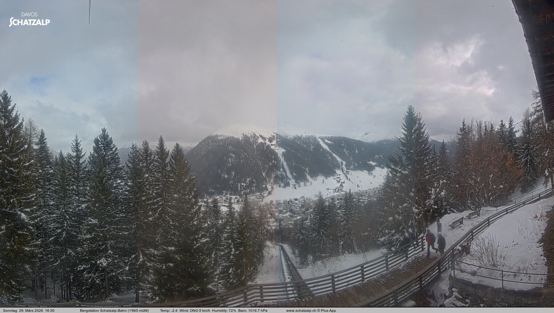 Archiv Foto Webcam Schatzalp